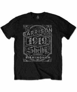 Peaky Blinders Mens Garrison Pub T-Shirt Black