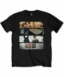 Peaky Blinders Mens Slices T-Shirt Black New In