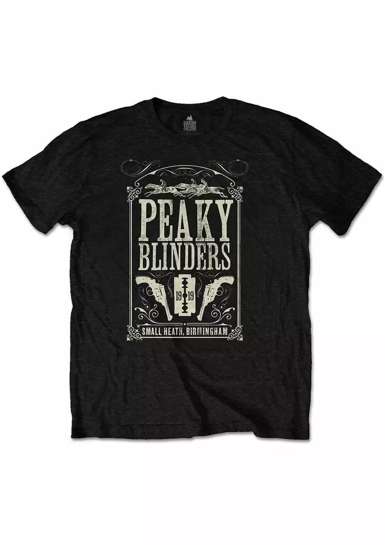 Peaky Blinders Mens Soundtrack T-Shirt Black New In 3 Peaky Blinders Mens Soundtrack T-Shirt Black New In