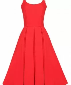 New In Pretty Dress Company Priscilla 50's Swing Dress Red