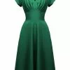 Pretty Retro Classic 50's Swing Dress Green New In 2 Pretty Retro Classic 50's Swing Dress Green New In