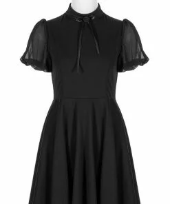 Punk Rave Heart Mosaic Dress Black