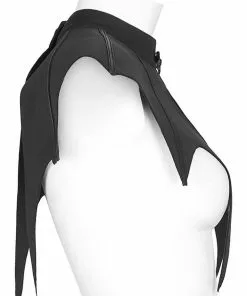 Punk Rave Bat Capelet Black 14 Punk Rave Bat Capelet Black