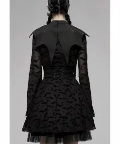 Punk Rave Bat Capelet Black 16 Punk Rave Bat Capelet Black