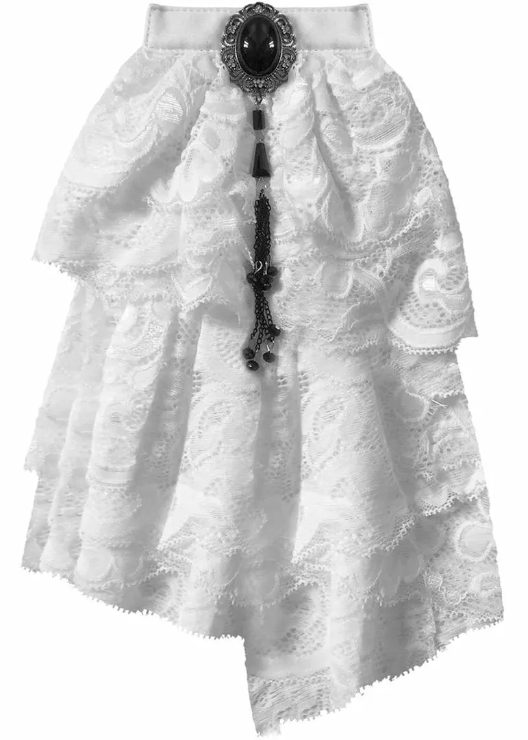 New In Punk Rave Lace Cravat White 3 New In Punk Rave Lace Cravat White