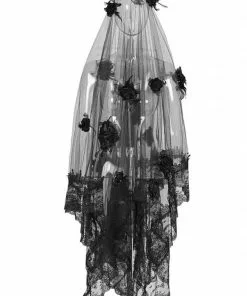 New In Punk Rave Dark Romance Veil Black 12 New In Punk Rave Dark Romance Veil Black