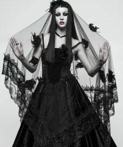 New In Punk Rave Dark Romance Veil Black