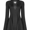 New In Punk Rave Aquilégia Dress Black 2 New In Punk Rave Aquilégia Dress Black