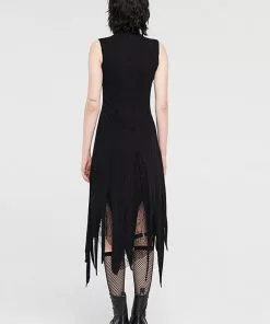 Punk Rave Ribcage Dress Black New In