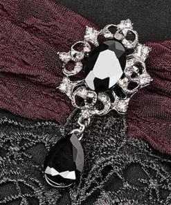 Punk Rave Beauteous Olorea Top Black Red 11 Punk Rave Beauteous Olorea Top Black Red