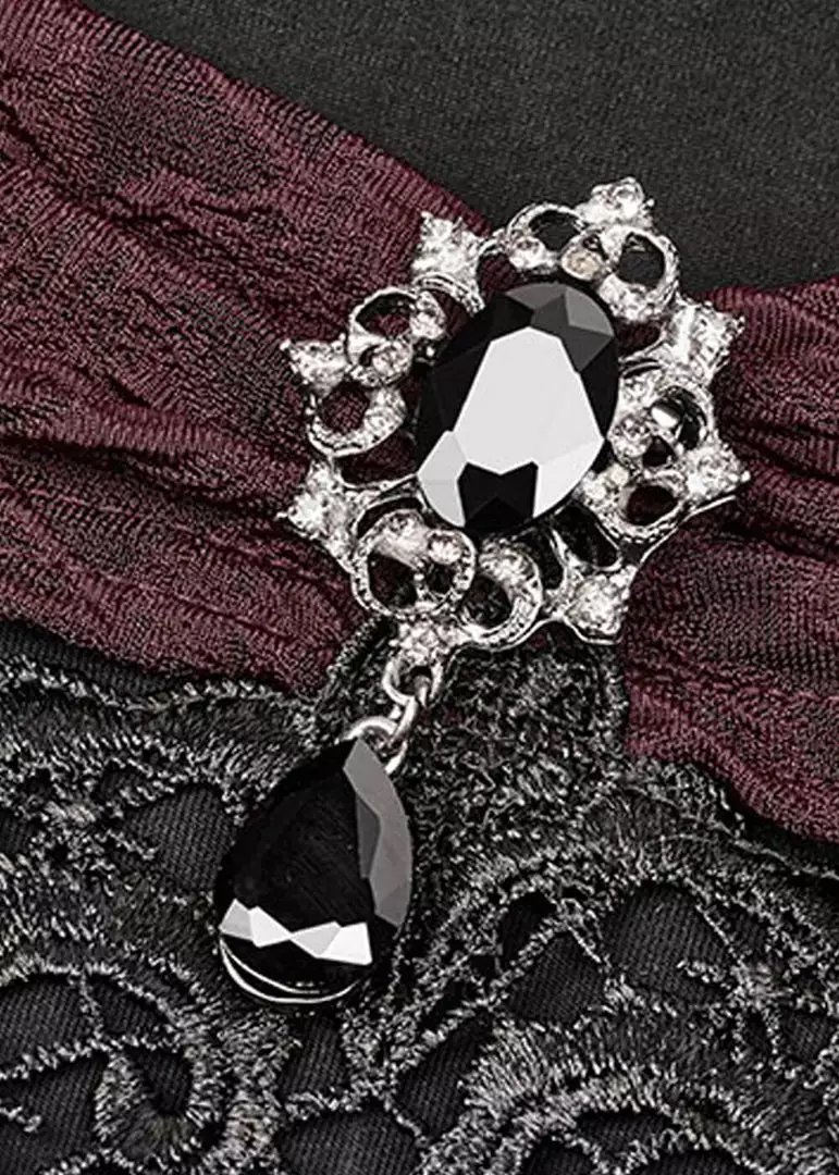 Punk Rave Beauteous Olorea Top Black Red 6 Punk Rave Beauteous Olorea Top Black Red