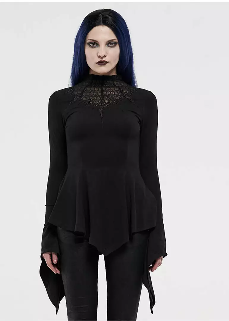 Punk Rave Vampira Top Black 4 Punk Rave Vampira Top Black