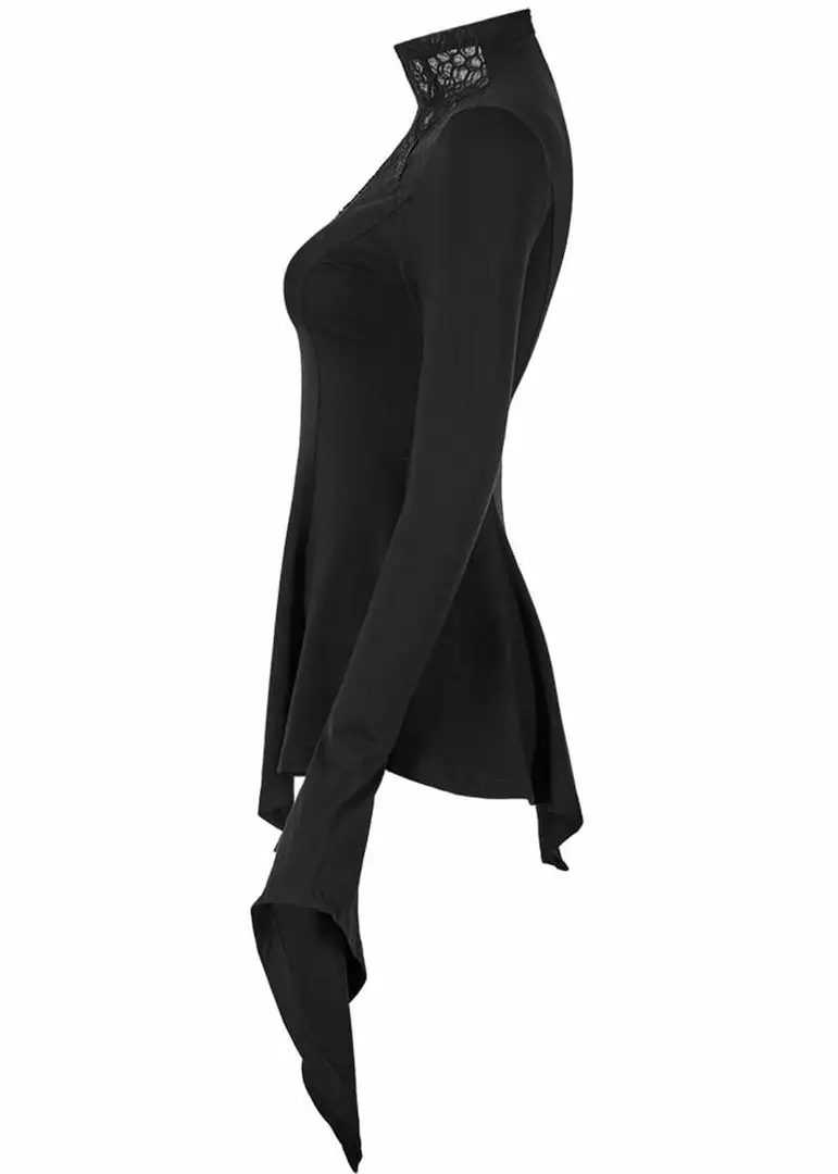 Punk Rave Vampira Top Black 7 Punk Rave Vampira Top Black