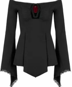 Punk Rave Coffin Top Black New In