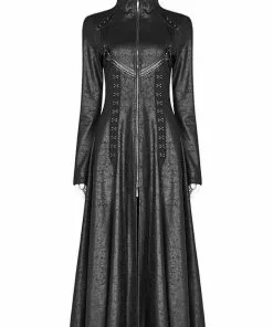 New In Punk Rave Underworld Coat Black