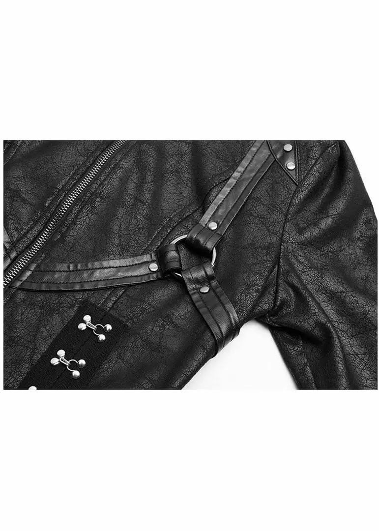 New In Punk Rave Underworld Coat Black 7 New In Punk Rave Underworld Coat Black