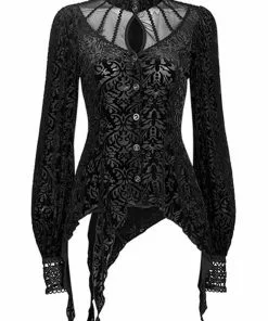 Punk Rave Sleepy Hollow Blouse Black