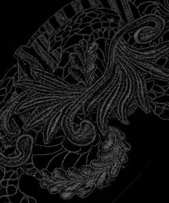 New In Punk Rave Selene Velvet Coat Black 19 New In Punk Rave Selene Velvet Coat Black