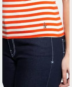 Queen Kerosin Vavavoom Stripe 50's Top Red White New In 8 Queen Kerosin Vavavoom Stripe 50's Top Red White New In