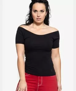 Queen Kerosin Vavavoom 50's Top Black New In