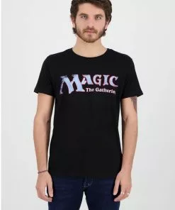 New In Retro Games Magic: The Gathering Logo T-Shirt Black