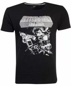 Retro Games Mens Asteroids Tonal Graphic T-Shirt Black New In