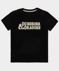 New In Retro Games Dungeons & Dragons Redbox Logo T-Shirt Black
