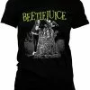 Retro Movies Beetlejuice Headstone Girly T-Shirt Black 1 Retro Movies Beetlejuice Headstone Girly T-Shirt Black