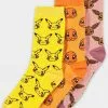 Retro Movies Pokémon 3-Pack Socks Multi New In 1 Retro Movies Pokémon 3-Pack Socks Multi New In