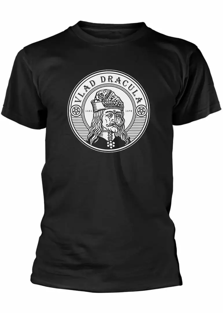 Retro Movies Vlad Tepes Dracula T-Shirt Black New In 3 Retro Movies Vlad Tepes Dracula T-Shirt Black New In
