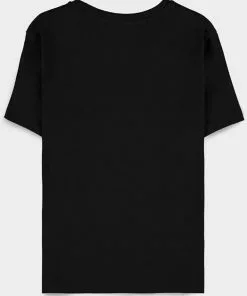 Retro Movies Pokémon Running Pika Girlie T-Shirt Black New In