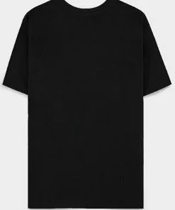 Retro Movies Disney Cruella Lips T-Shirt Black