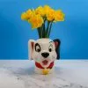 Retro Movies Disney 101 Dalmatians Patch Vase White 1 Retro Movies Disney 101 Dalmatians Patch Vase White