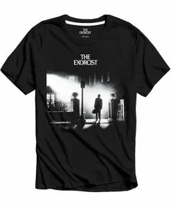 New In Retro Movies The Exorcist Poster T-Shirt Black