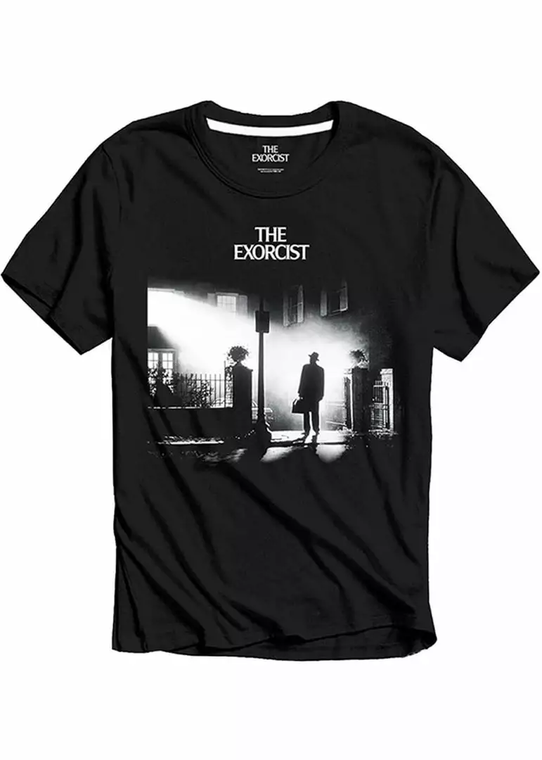New In Retro Movies The Exorcist Poster T-Shirt Black 3 New In Retro Movies The Exorcist Poster T-Shirt Black