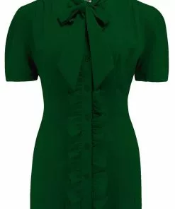 New In Rock N Romance Betsy 40's Blouse Green