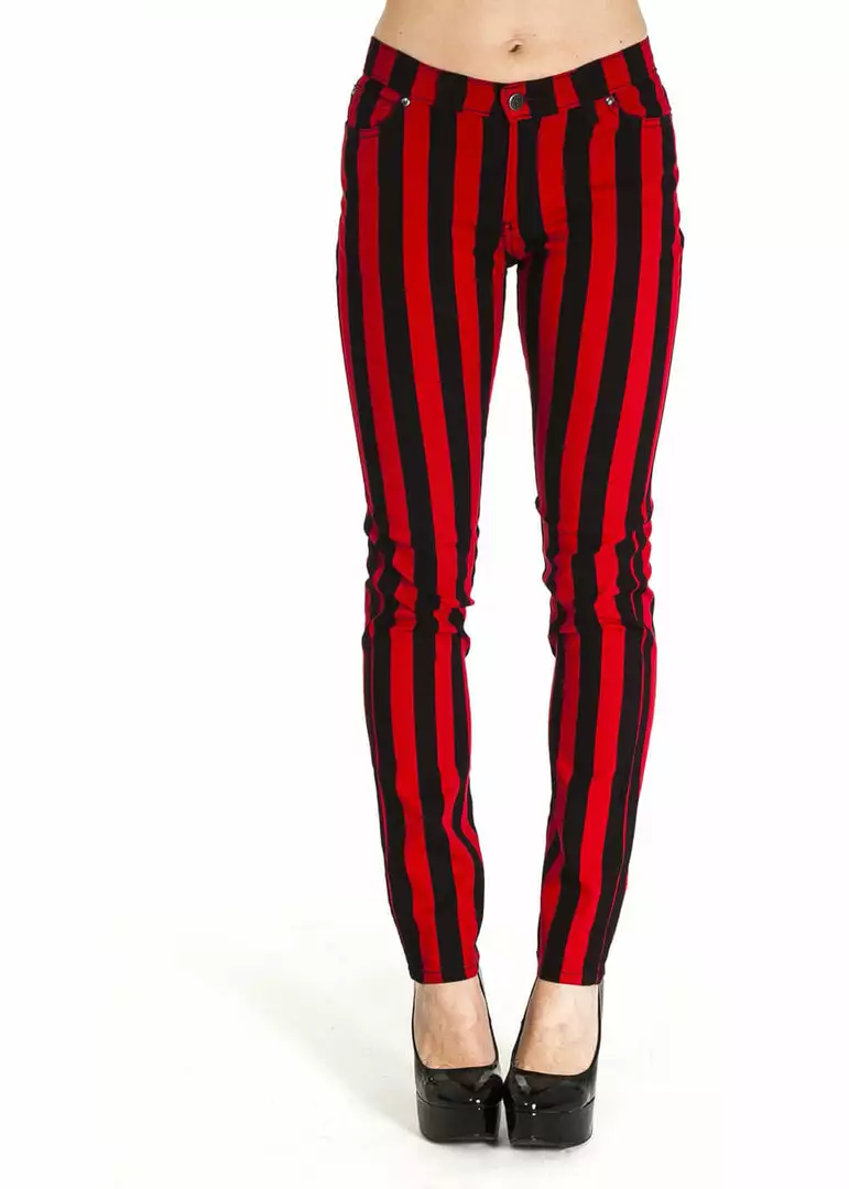 Run And Fly Madmen Skinny Jeans Black Red New In 4 Run And Fly Madmen Skinny Jeans Black Red New In