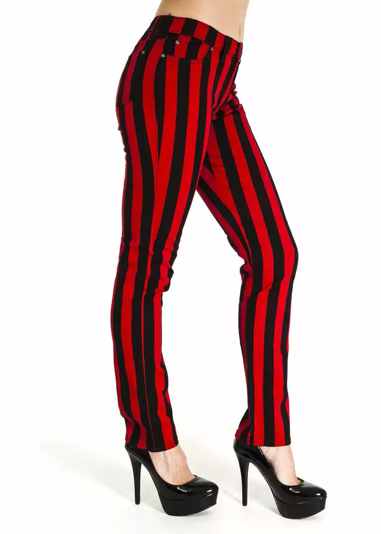 Run And Fly Madmen Skinny Jeans Black Red New In 3 Run And Fly Madmen Skinny Jeans Black Red New In