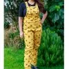 Run And Fly Run & Fly Bees Knees Twill 60's Dungarees Mustard 1 Run And Fly Run & Fly Bees Knees Twill 60's Dungarees Mustard