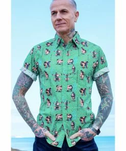 Run And Fly Run & Fly Mens Sumo Shirt Green