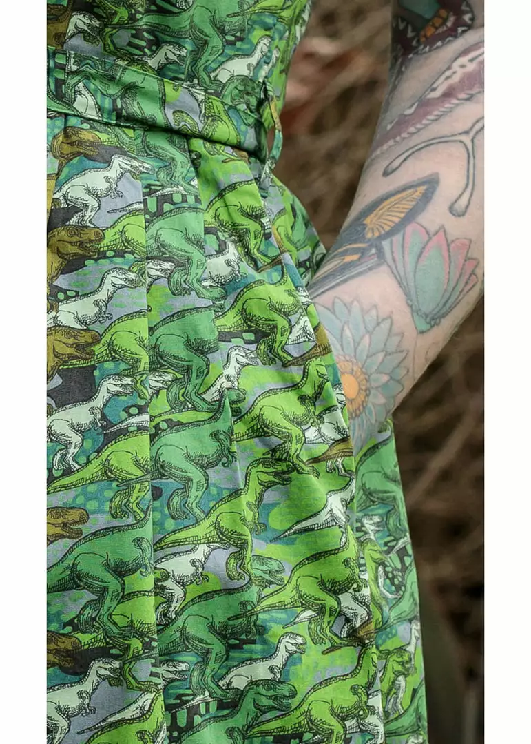 Run And Fly Run & Fly Camo Dino 50's Dress Green 6 Run And Fly Run & Fly Camo Dino 50's Dress Green