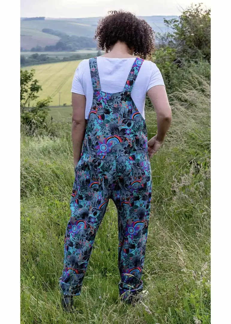 New In Run And Fly Dinosaur Rainbow 60's Dungarees Grey 5 New In Run And Fly Dinosaur Rainbow 60's Dungarees Grey