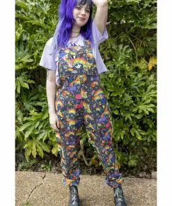 Run And Fly Run & Fly Katie Abey Positivity Dungarees Multi