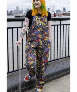 Run And Fly Run & Fly Katie Abey Positivity Dungarees Multi