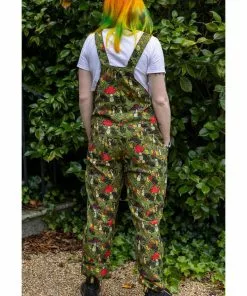 Run And Fly Run & Fly Katie Abey Mushroom Dungarees Green New In 12 Run And Fly Run & Fly Katie Abey Mushroom Dungarees Green New In