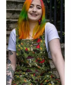 Run And Fly Run & Fly Katie Abey Mushroom Dungarees Green New In 11 Run And Fly Run & Fly Katie Abey Mushroom Dungarees Green New In