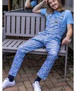 Run And Fly Run & Fly Sugar And Sloth 80's Dungarees Blue New In 10 Run And Fly Run & Fly Sugar And Sloth 80's Dungarees Blue New In