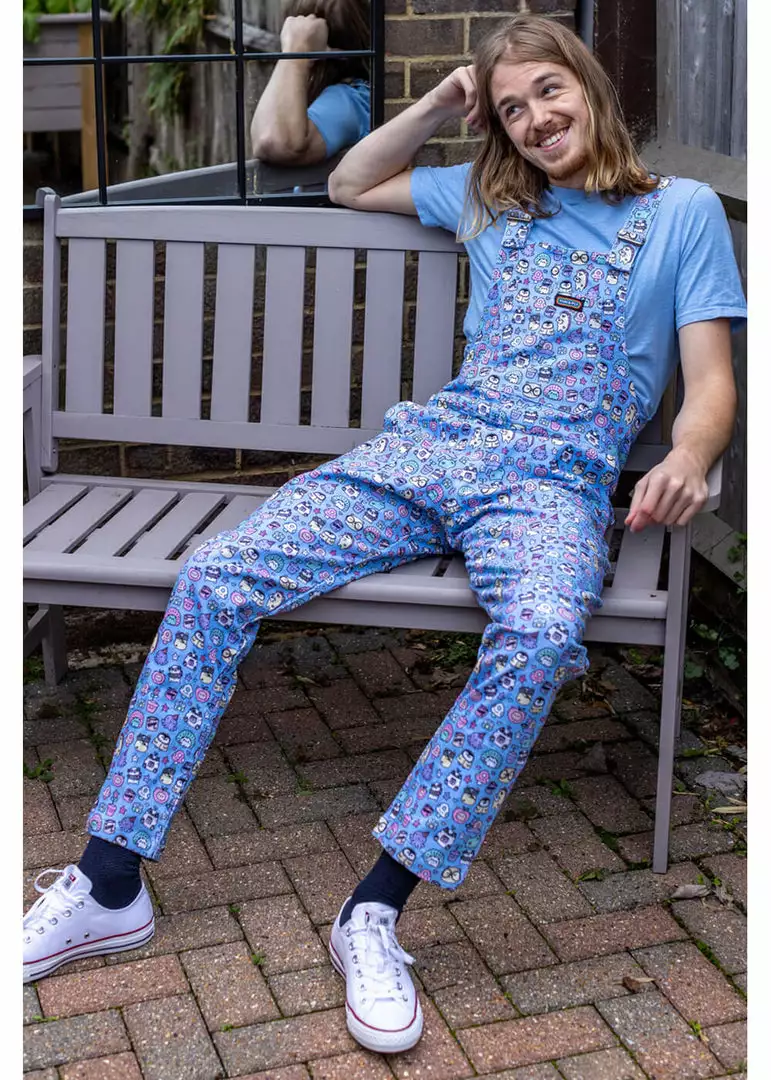 Run And Fly Run & Fly Sugar And Sloth 80's Dungarees Blue New In 6 Run And Fly Run & Fly Sugar And Sloth 80's Dungarees Blue New In