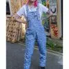 Run And Fly Run & Fly Sugar And Sloth 80's Dungarees Blue New In