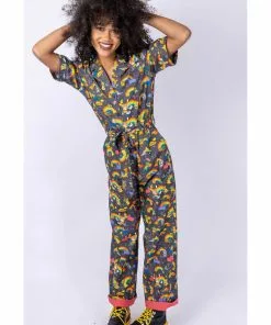 Run And Fly New In Run & Fly Katie Abey Positivity Jumpsuit Multicolour